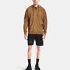 Under Armour Rival Terry Scribble Sports Casual Hoodie Jacket Men Jackets Antique-Brown 1366406-277
