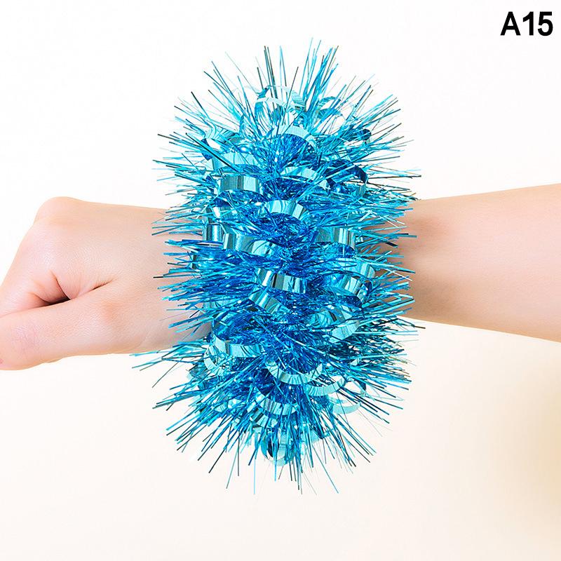 2Pcs Kids Game Pom Poms Apply To Sports Game 27 Styles Practical Cheerleading Cheering Flower Ball Sports Games Bracelet