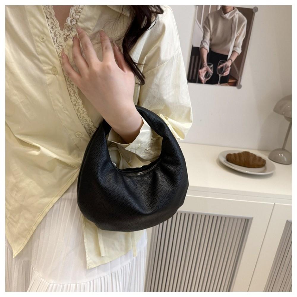 Pu Leather Clutch Bags Solid Color Handbags Simple Tote Bag Party