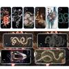 PP56 Snake Design Soft Shell Transparent Phone Case for Samsung Galaxy A04 A04S A14 A23 A34 A54 M23 M33 M52 M53