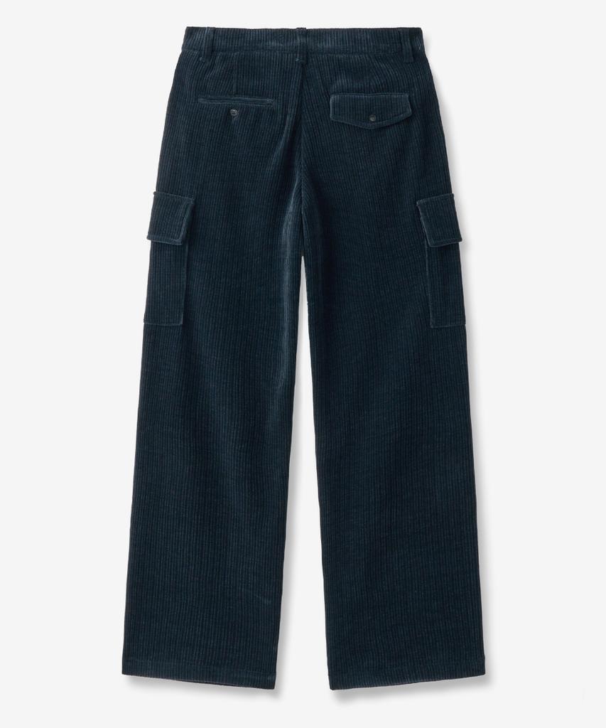 MINAV Cargo Velvet Corduroy Pants [Navy]