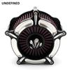 Motorcycle Air Filter Contrast Cut Turbine Air Cleaner Intake Filter For Harley Sportster XL883 1200 1991-2022 Filtre a Air Moto