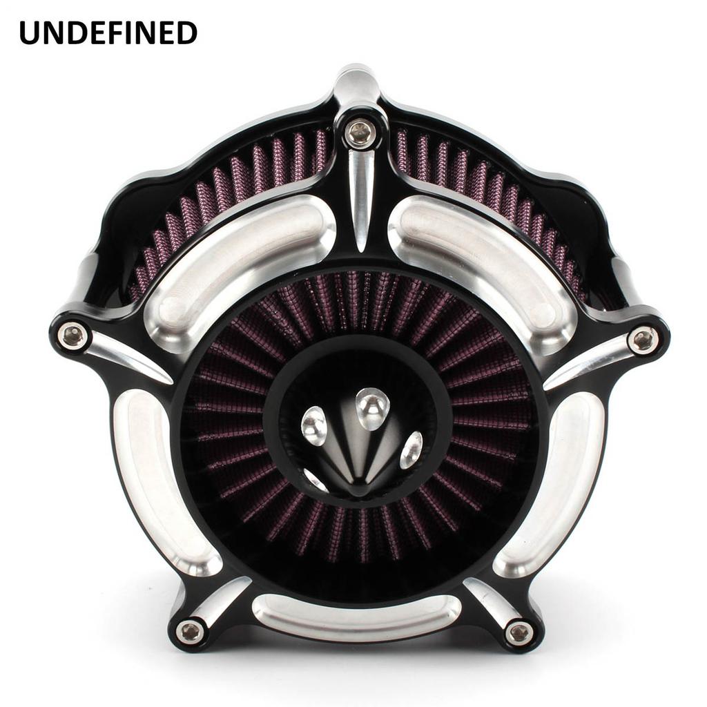 Motorcycle Air Filter Contrast Cut Turbine Air Cleaner Intake Filter For Harley Sportster XL883 1200 1991-2022 Filtre a Air Moto