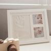 Imprint Clay Photo Frame DIY Keepsake Pet Paw Print Kit Clay Handprint Keepsake Frame  Father's Day