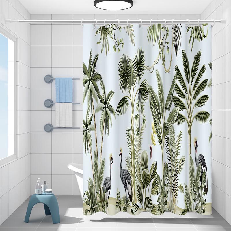 

Ansha Liangpin Floral Shower Curtain Set