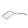 LED Lighted Magnifying Glass 3.5X Rechargeable Folding Handheld Rectangular Magnifier with Light