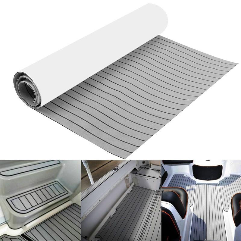 3000x900x6mm Self-Adhesive EVA Foam Boat Yacht RV Caravan Marine Flooring Faux Teak Boat Decking Sheet Floor Decor Mat
