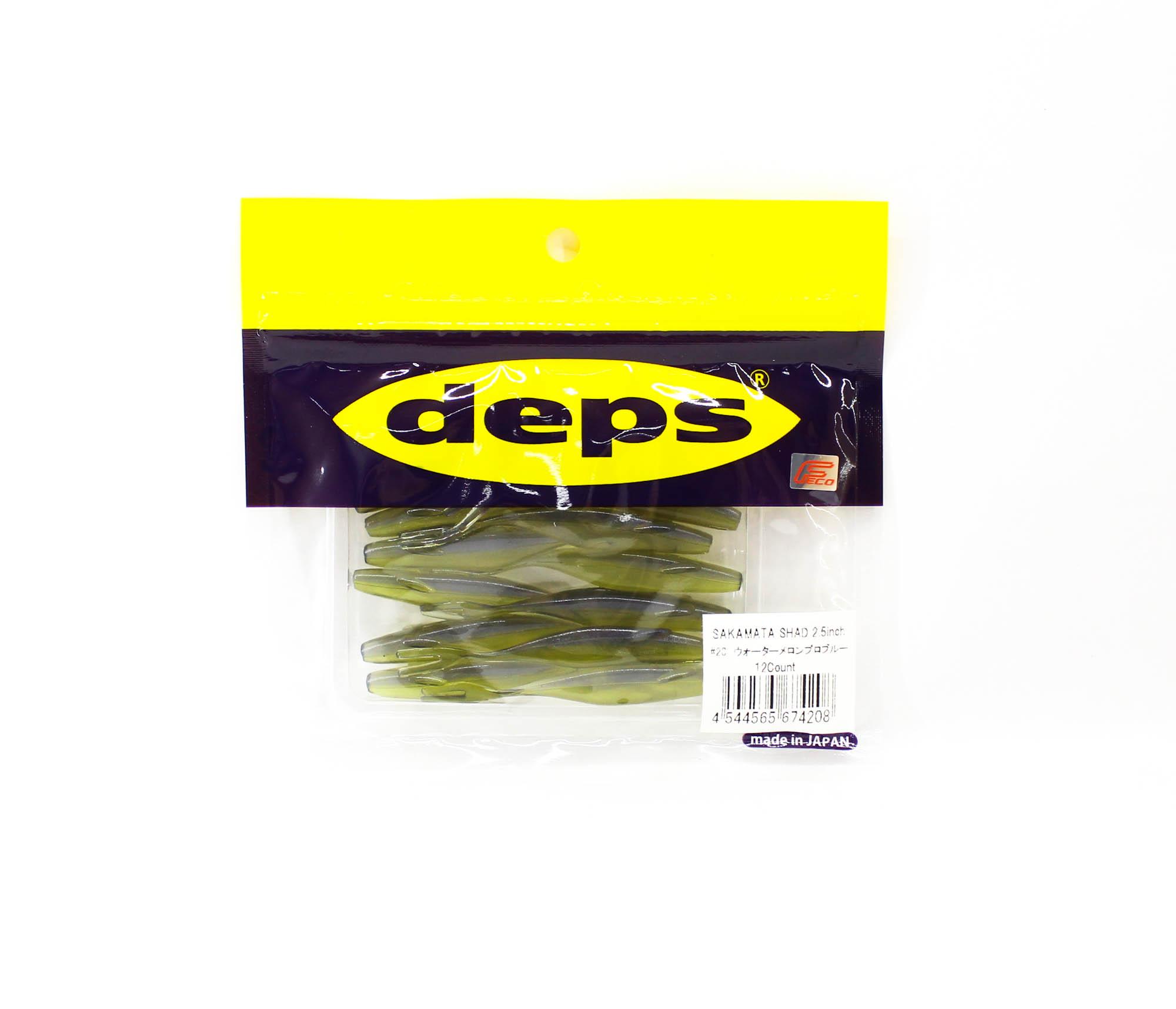 

Deps Soft Lure Sakamata Shad 2.5 Inch 20 (4208)