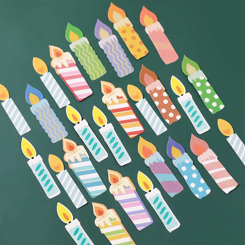 Cute Cartoon Candle Cake Toppers for Kids' Birthday Parties