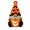 Halloween Dwarf Decoration With Light, Dwarf Lamp, Halloween Gnome Decorations,Suitable For Desks And Porches