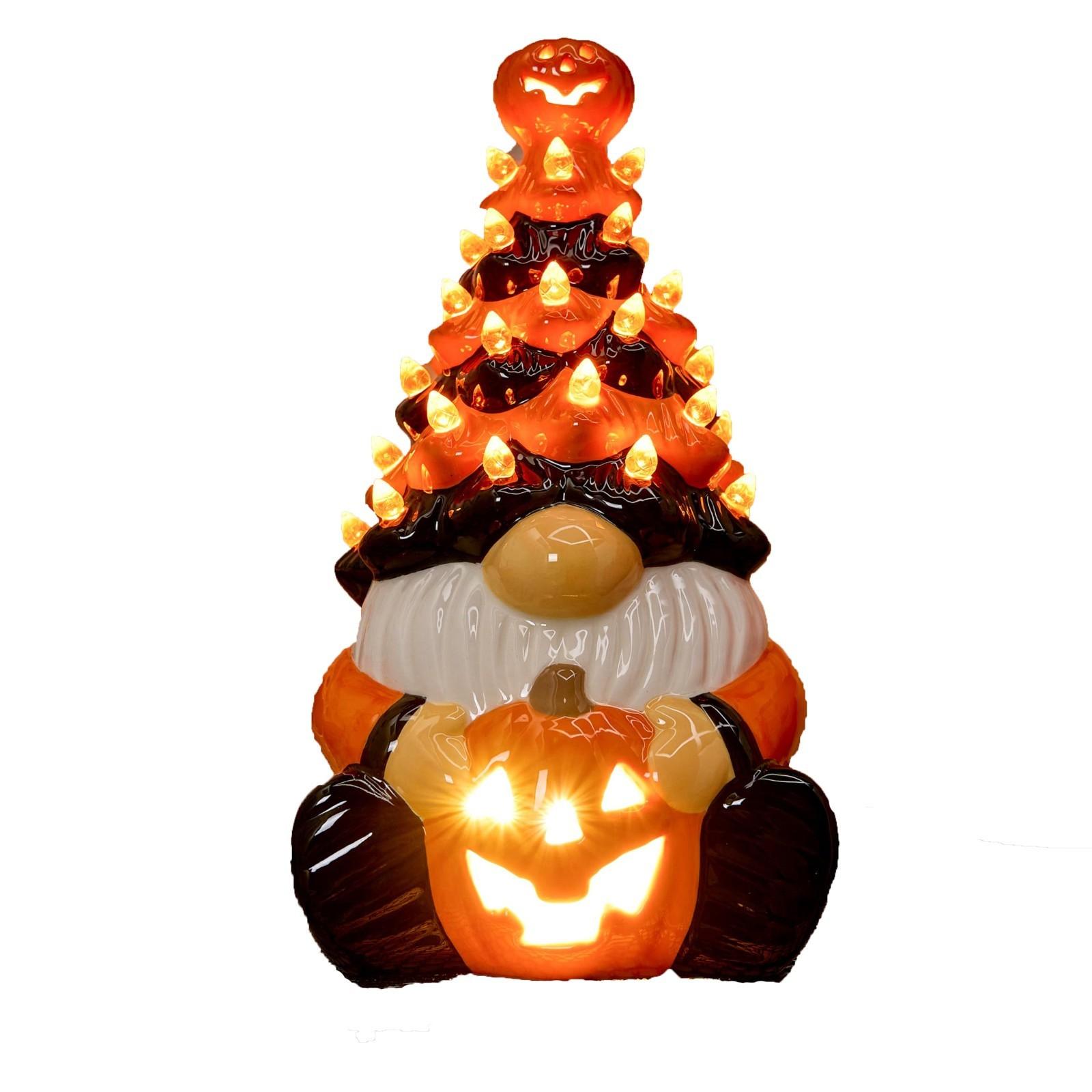 

Halloween Dwarf Decoration With Light, Dwarf Lamp, Halloween Gnome Decorations,Suitable For Desks And Porches One Size
