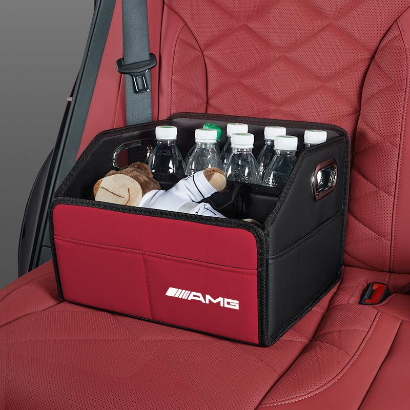 1pc Car Trunk Storage Box Large Capacity Tools Organizer Case Accessories For Mercedes Benz AMG A B C E G CLA W211 W203 W204