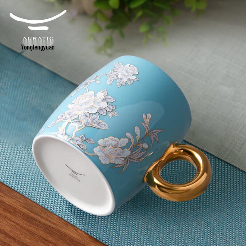 Auratic Ink Peony Ceramic Mug