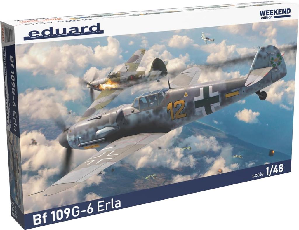 Eduard 1/48 Weekend Edition Bf109G-6 Erla Plastic Model Kit EDU84201