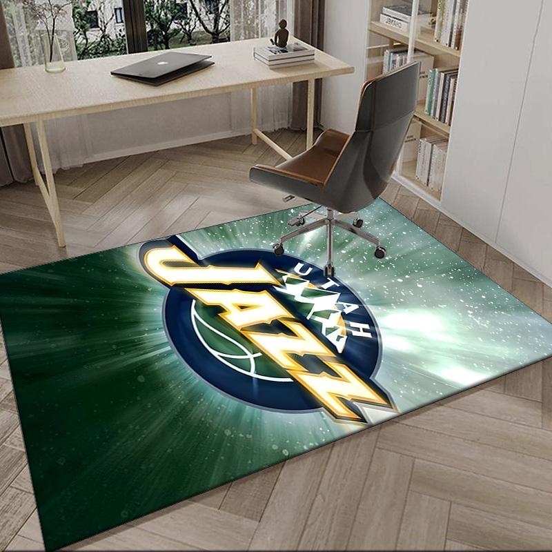 Jazz Basketball Team  Carpet, Kitchen Rugs, Yoga Mat, Non-Slip Mats, Rug for Bathroom, Living Room bedroom, Camping Rugs Christmas Gift