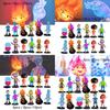 Figuras Crazy Element City de 6-9cm Com Base Pacote de 8 Brinquedos de PVC Sortidos Para Crianças 4-6)