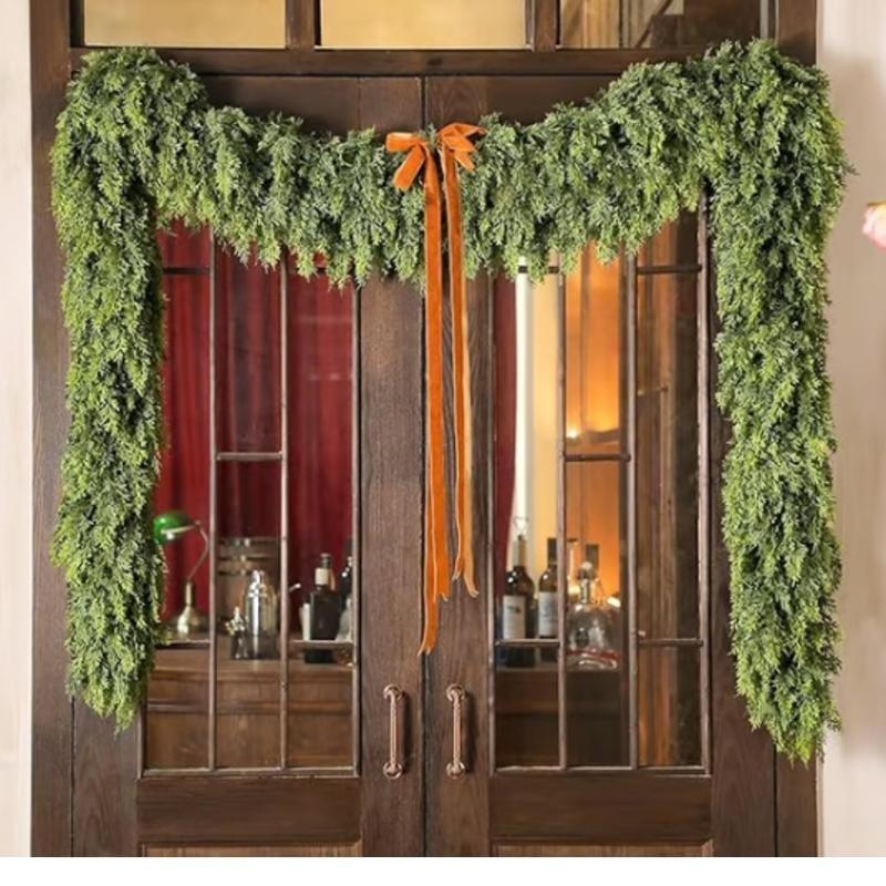 

Christmas Vine 5.9ft Realistic Artificial Vine Hanging Plant for Mantels Stair Door Window Winter Holiday Decorations China Mainland