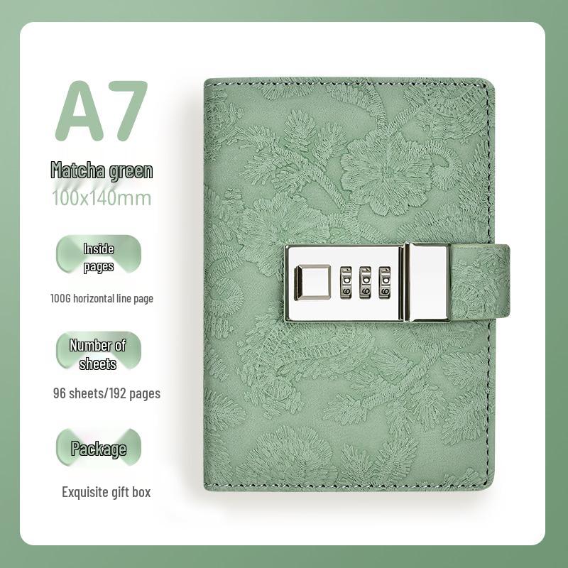 Роскошный блокнот A7 с паролем для детей - Компактный, портативный и безопасный