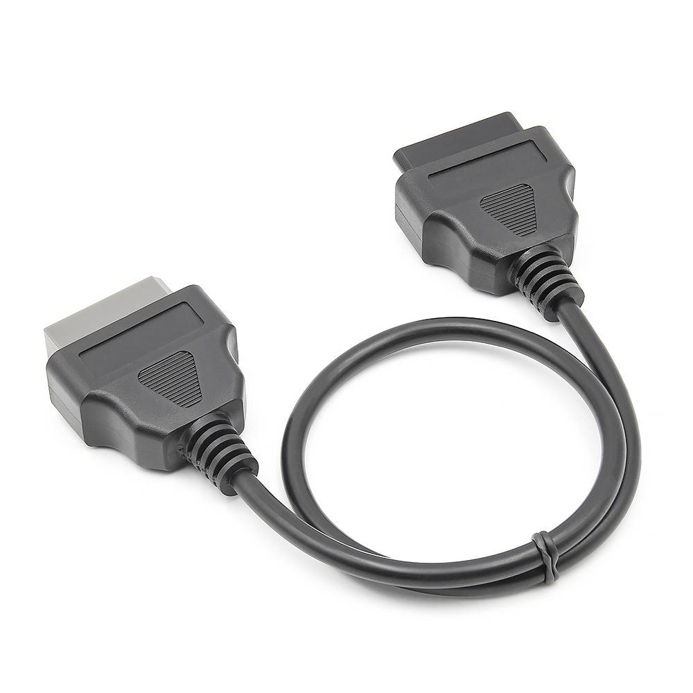 New 14 Pin To OBD2 16 Pin Code Reader Diagnostic Adapter Cable For Nissan Old Car