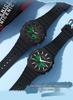 Sanda Trendy Luminous Waterproof Multifunctional Unisex Electronic Watch