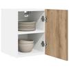 Wall Mounted Cabinet 2 Pcs Artisan Oak & White 30 X 31 X 40 Cm