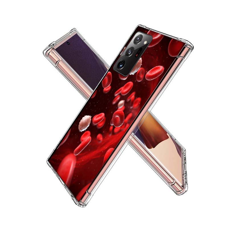 Blood Platelets Under Microscope Phone Case for Samsung A55 A35 A25 A15 A07 A05S A16 A17 A26 A36 A37 A56 A57 Galaxy Note 20 10 A