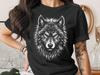 Lone Wolf T-Shirt, Majestic Grunge Wolf Graphic Tee, Spirit Animal Wild Nature Lover Apparel, Unique Wildlife Gift