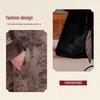 Women's Winter Genuine Leather Coat with Mink Collar - Elegant, Fur-Lined Outerwear for Middle-Aged and Elderly Ladies