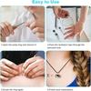 100 Strands Black Leather Necklace Ropes with Buckles - High-Quality Waxed Cords for Pendants, Bracelets & Jewelry Making