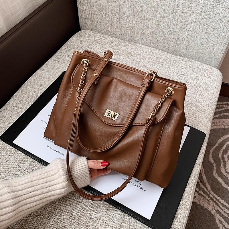 

Универсальная сумка-мессенджер ins, летняя женская 2025, новая модная сумка-тоут, плечевая сумка для通勤 большой вместимости