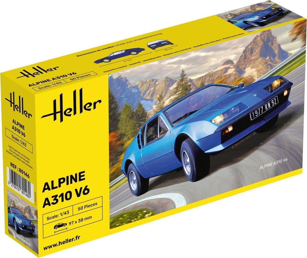 

Platz Herre Alpine A310 V6 Пластиковая модель HE80146 1/43 (Машина)
