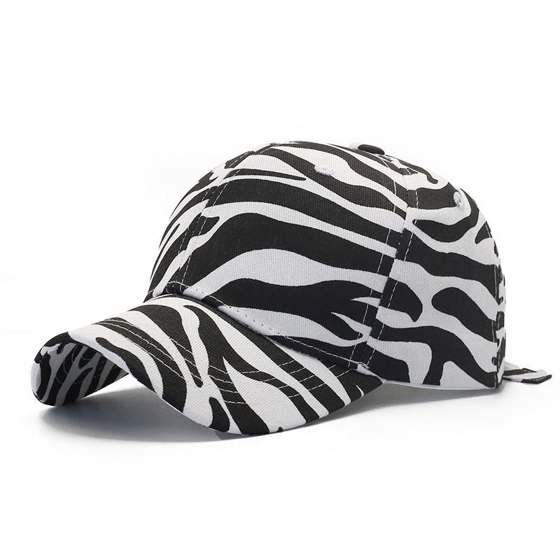 New cow print cap men's and women's fashion outdoor visor simple cow leopard print baseball hat