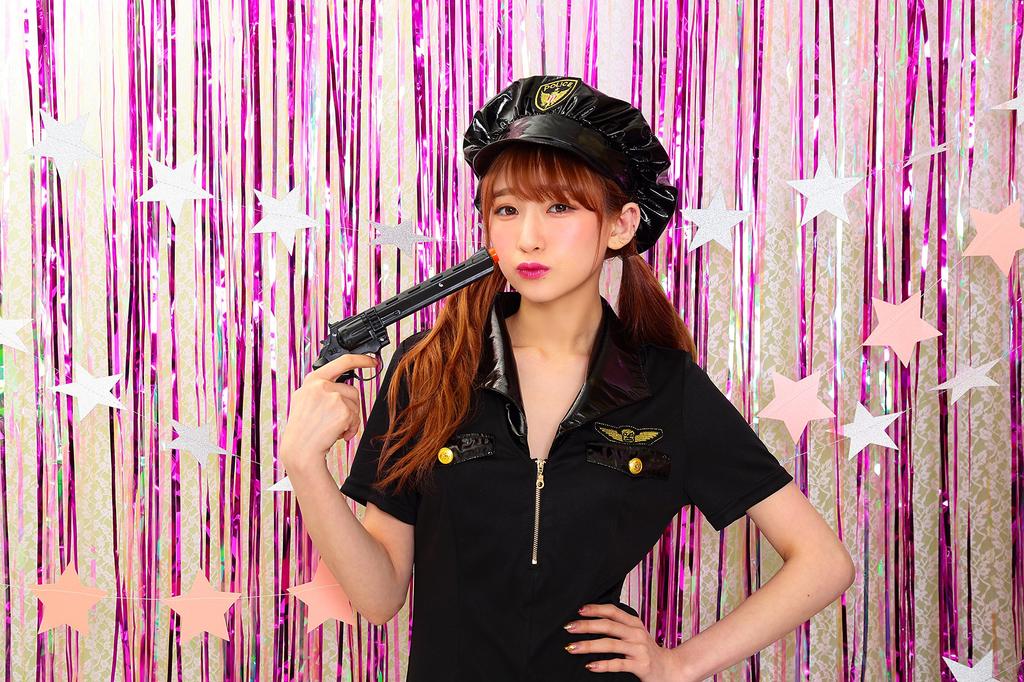 Party City Tokimeki Graffiti Cosplay Cool Police Black Women's