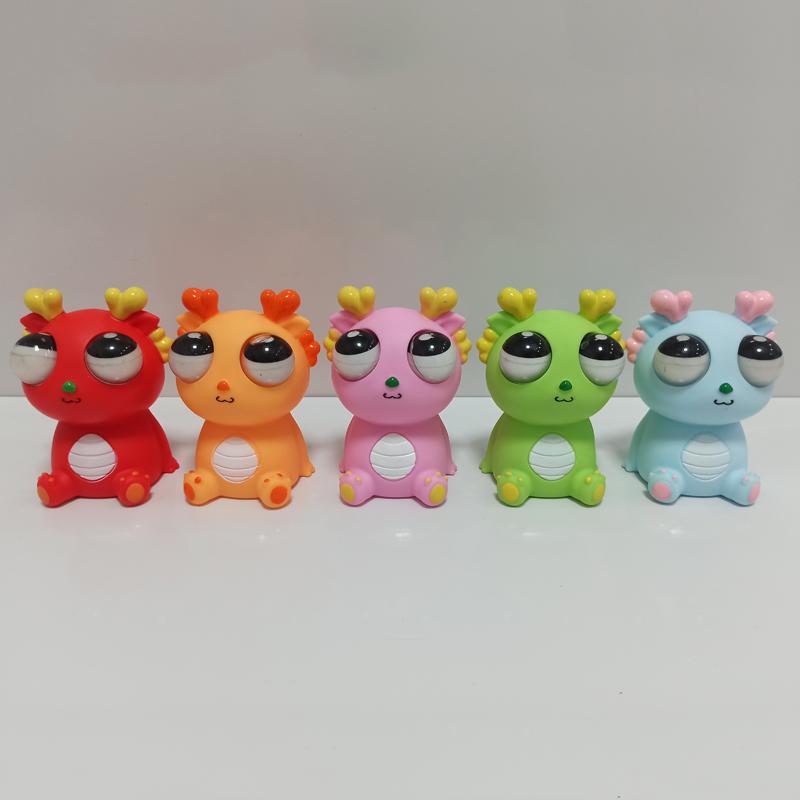Creative  Pop Up Sensory Toy Explosive Eye Dragon Dinosaur Decompression Toy Squeezing Joy Squeezing Staring Eye Funny Toy