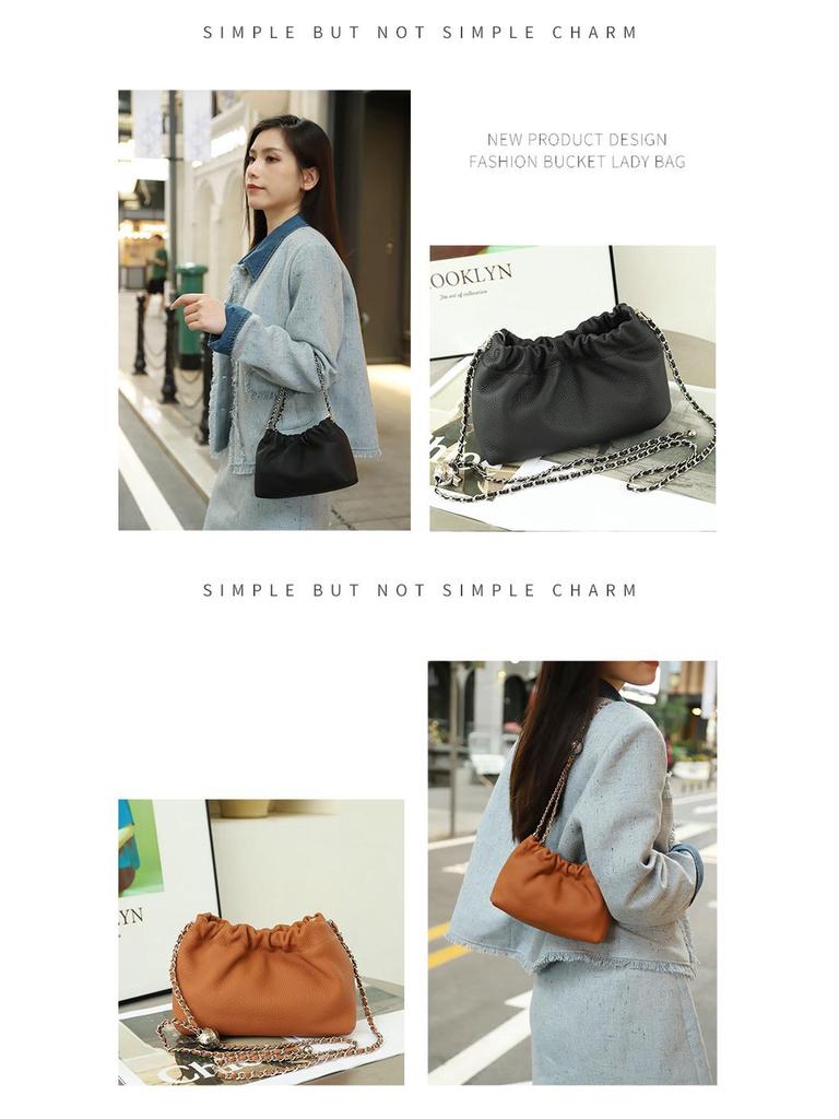 Women's Genuine Leather Cloud Crossbody & Shoulder Bag