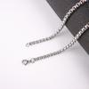 Silver Amethyst Pendant Chain Water Drop Crystal Necklace Elegant Women's Jewellery  Women Girl