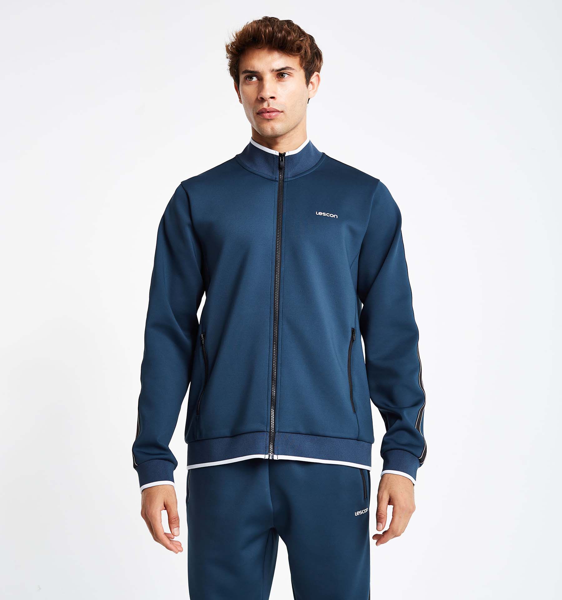 

Мужская толстовка на молнии 24N-1126 XXL синий