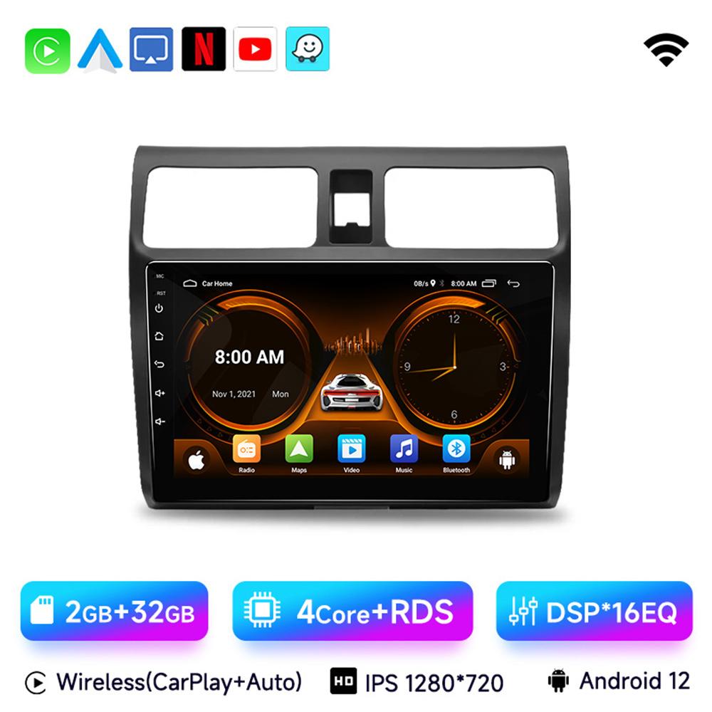 JIUYIN AI Voice 2 Din Android Auto Radio For Suzuki Swift 2003 - 2010 Carplay 4G Car Multimedia GPS 2din Autoradio