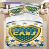 Boca Juniors Pattern Bedding Quilt Set Quilt Cover Pillowcase Home Decoration Birthday Gift (1 * duvet cover + 2 * pillowcase, without core)