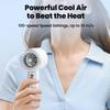 100-speed High-speed Handheld Fan USB Mini Portable Rechargeable Turbo Desk Fan