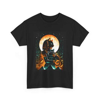 T-Shirt des altägyptischen Gottes - Bastet-Shirt - Göttin der Katzen T-Shirt