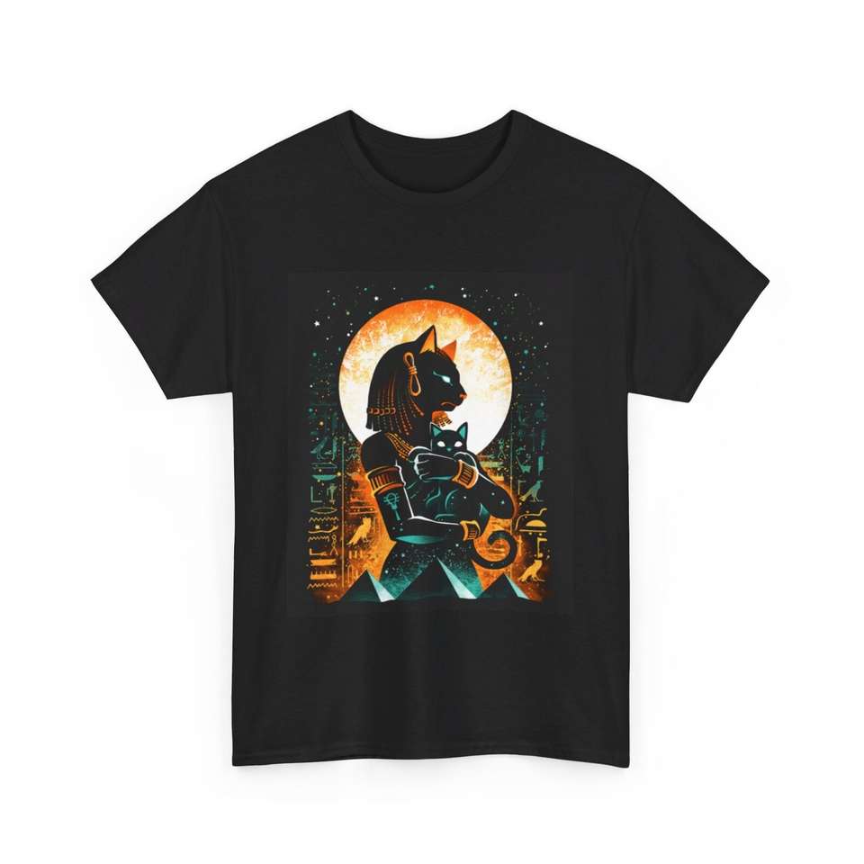 Ancient Egyptian God T-Shirt - Bastet Shirt - Goddess Of Cats Tee