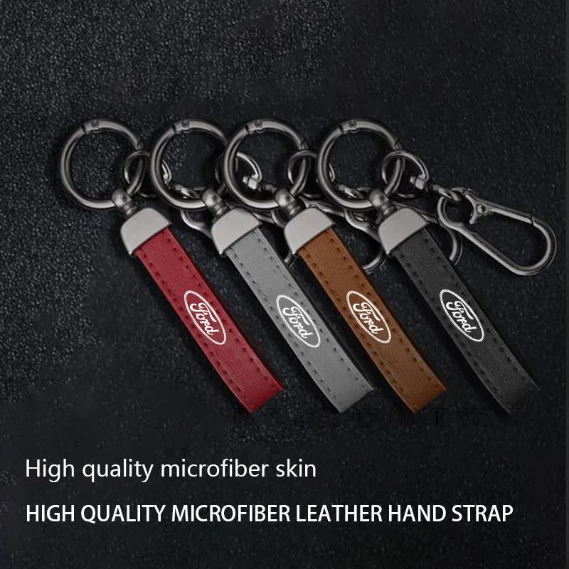 Car Sticker Ford New 2025 Hot Car Keychain Luxury Key Ring Holder Car Key Buckle Jewelry Gift For Ford Focus Mondeo Mk4 Mk5 Rang