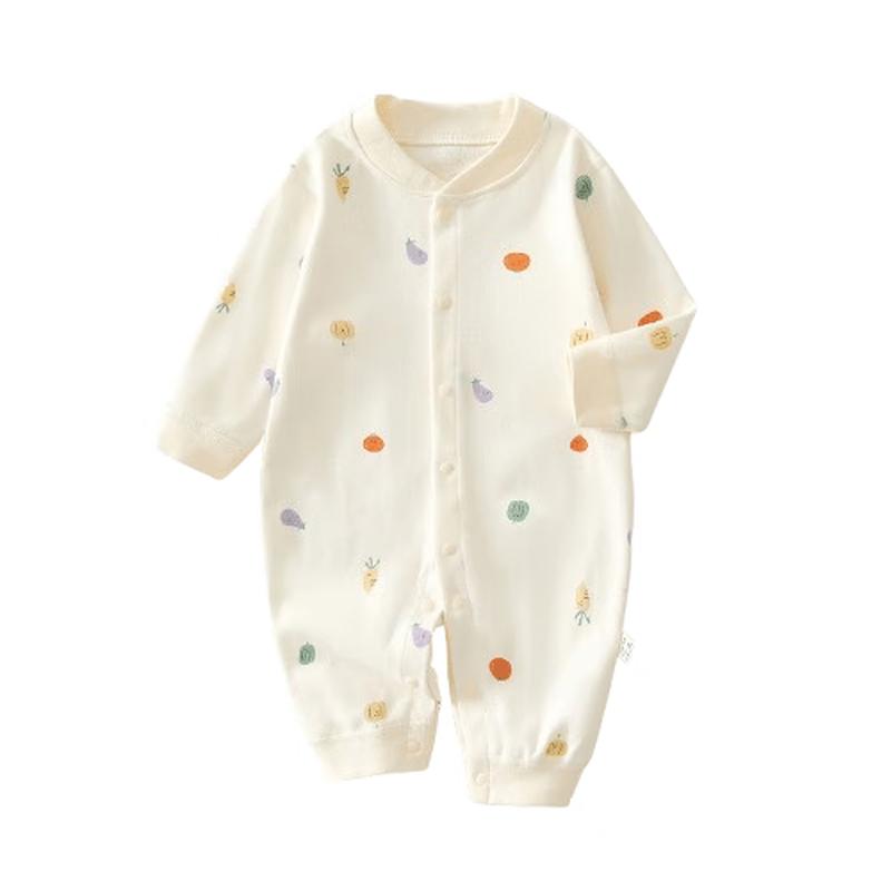 JOYNCLEON Bawełniany kombinezon z długim rękawem dla niemowląt