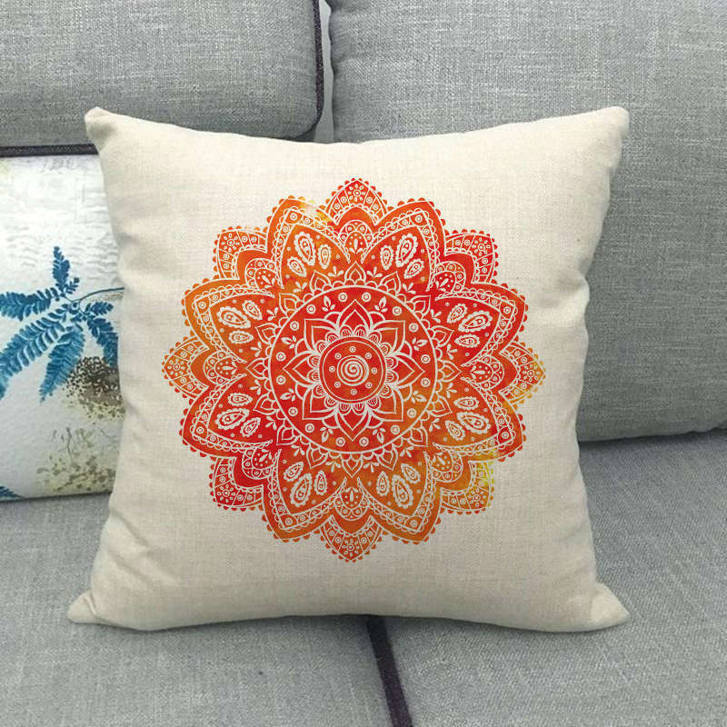Pattern Geometric Pattern Series Digital Printing Short Plush Pillow Covers For Car Sofa Office Cushion Cover Home Goods
