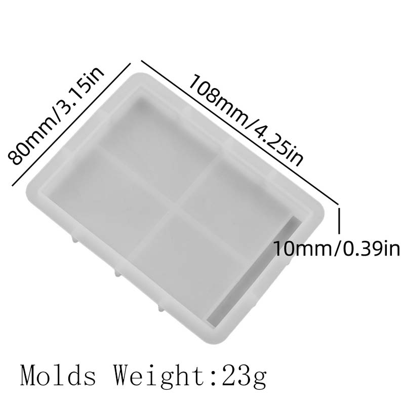 

Square Gift Box Mirror Silicone Mold DIY Hollow Rabbit Butterfly Love Lamp Silhouette Molds Plaster Resin Craft Making Home Deco