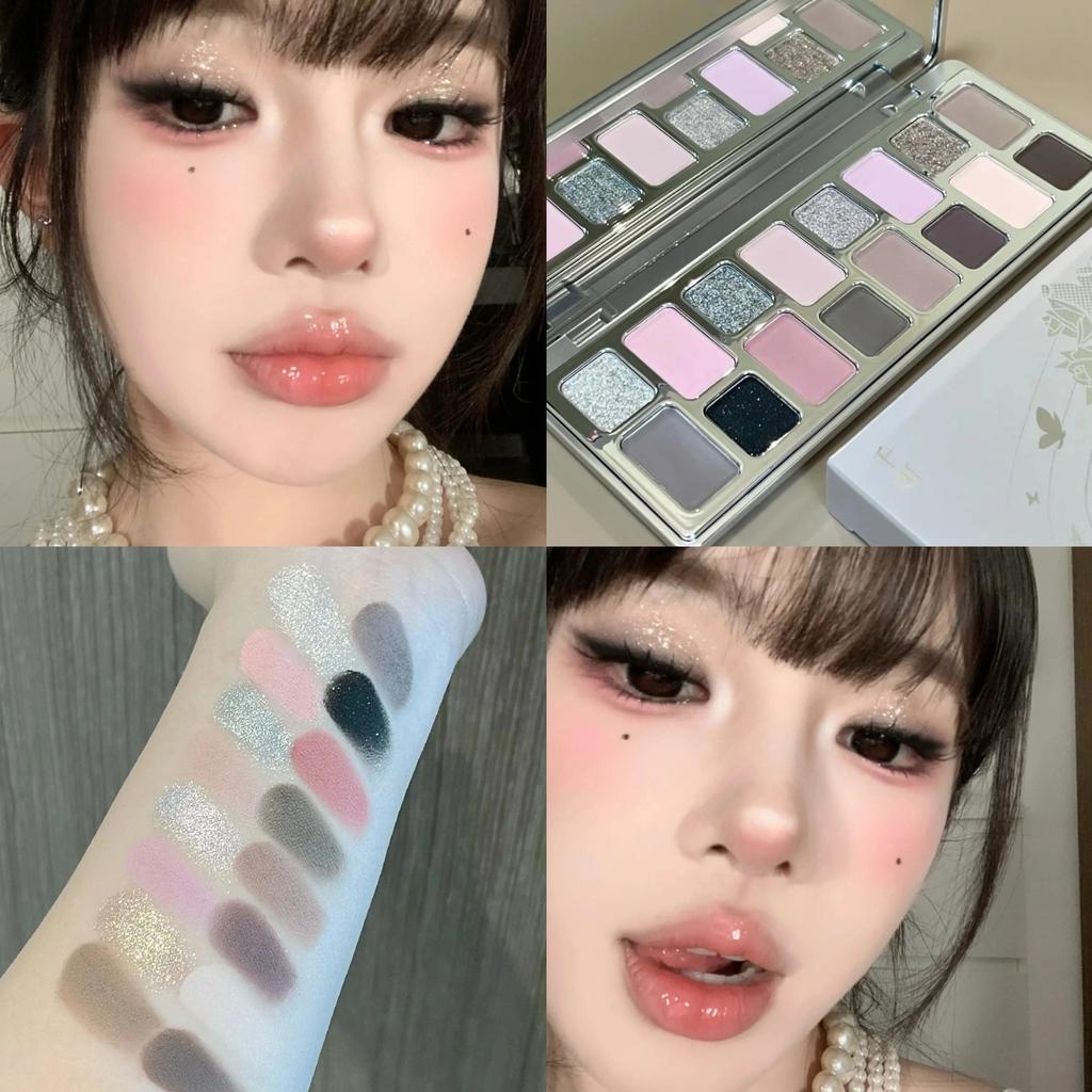 Original Color Plays 16 Colors Eye Shadow Plate Matte Shimmer Cos Play Makeup Chameleon Stage Makeup Highlight Blush Makeup Palette