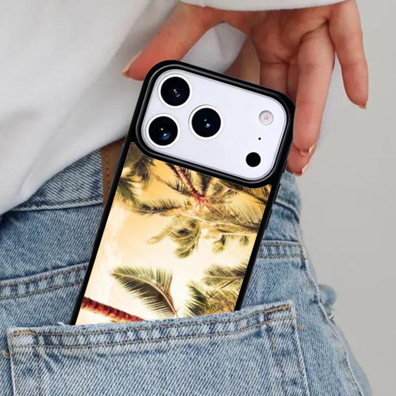 CALIFORNIA PALM TREES Phone Case for iPhone 16e 15 14 13 12 17 Pro Max Plus Air 17pro Cover Coque