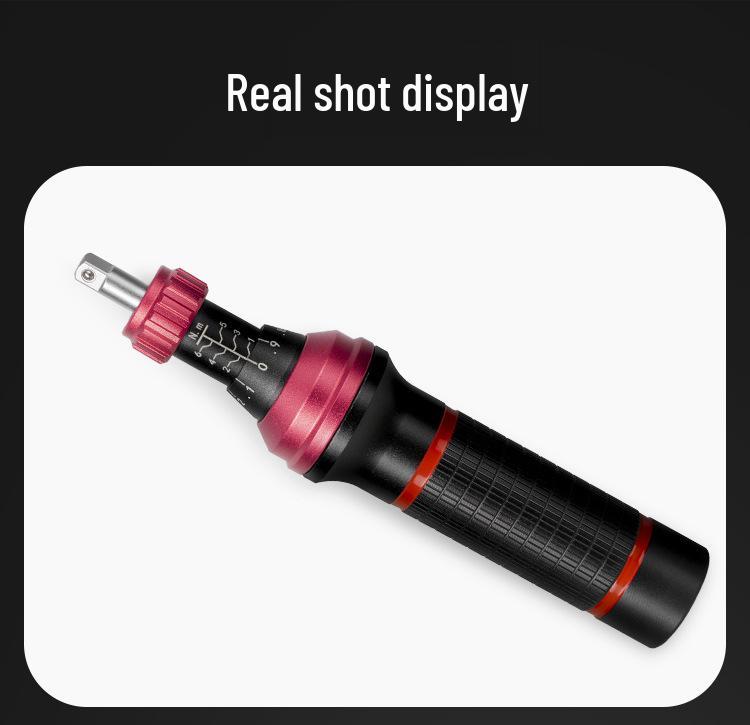 High-Precision Digital Torque Screwdriver with Adjustable Preset Mechanism