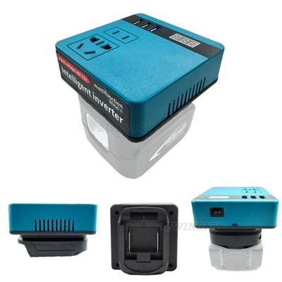 Onduleur 18V CC vers 220V Adaptateur Onduleur Alimentation Onduleur Pour Appareils Ménagers Pour Batterie Makita/Dewalt/Milwaukee 18V